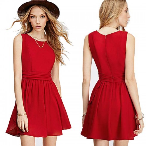 Red A Line Dress (Size S,M)